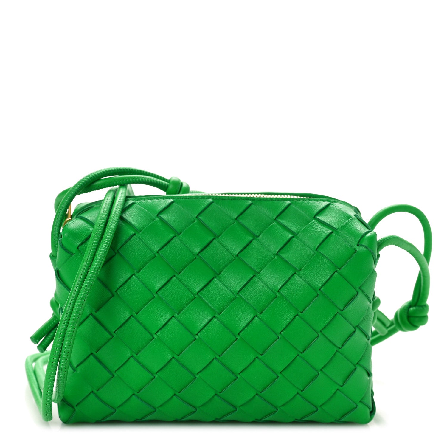 Bottega Veneta Nappa Intrecciato Mini Loop Camera Bag Parakeet 1 of 9
