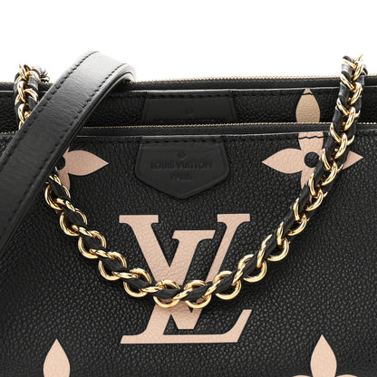 Louis Vuitton Empreinte Monogram Giant Multi Pochette Accessories Black Beige 7 of 10