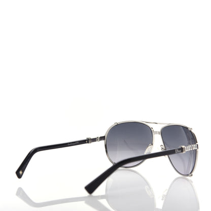 Christian Dior Metal Chicago 2 Aviator Sunglasses Black 4 of 9