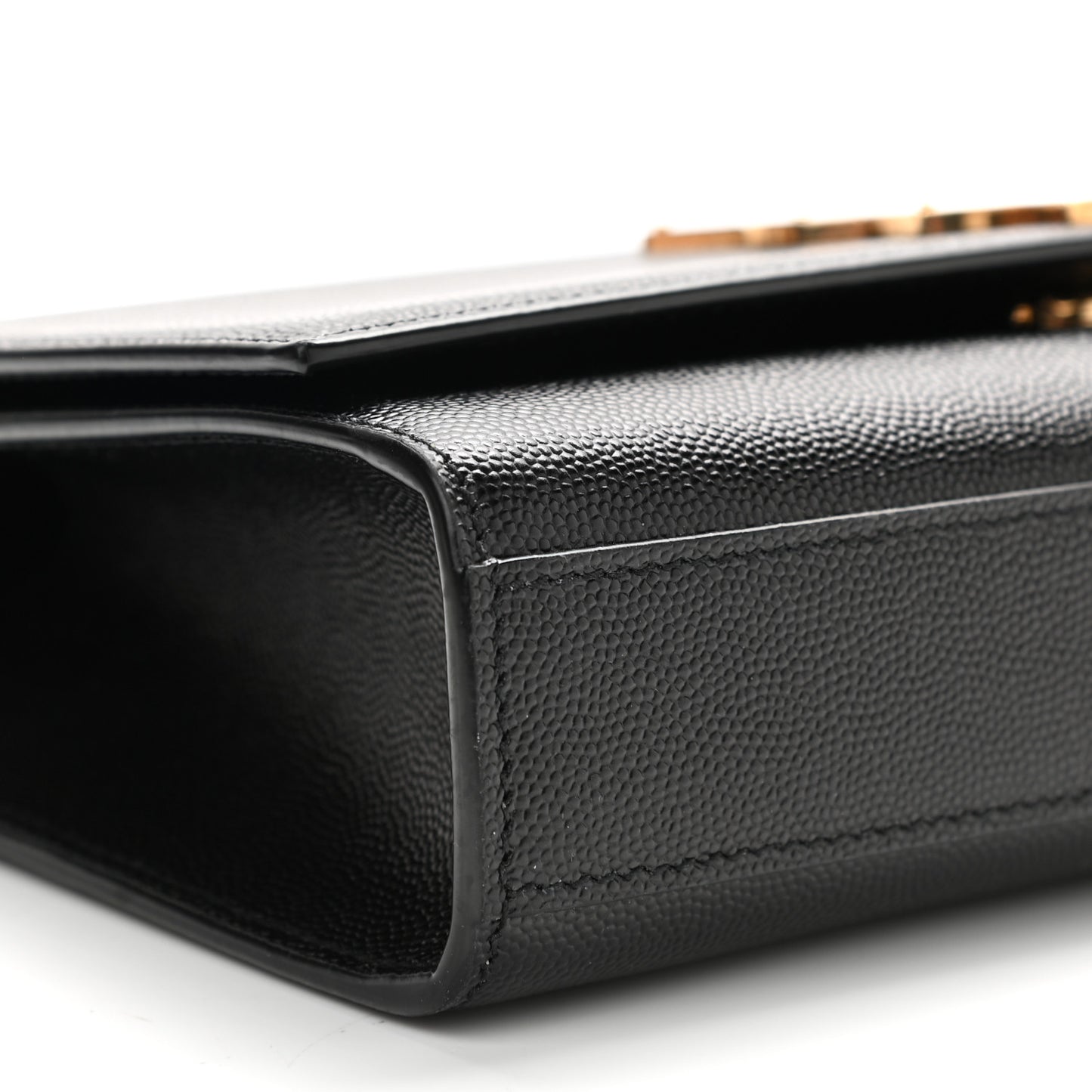 Grain De Poudre Medium Classic Monogram Kate Satchel Black