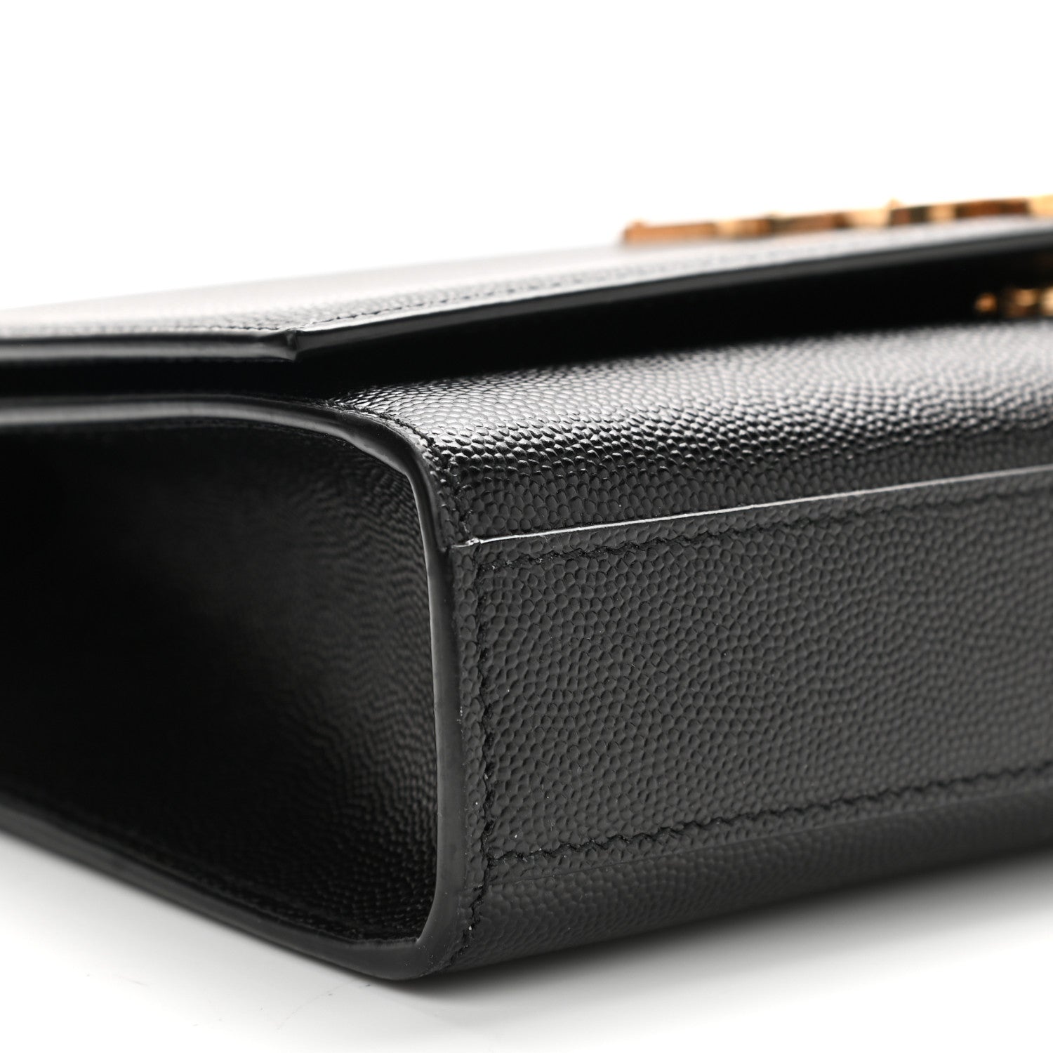 Saint Laurent Grain De Poudre Medium Classic Monogram Kate Satchel Black 8 of 9