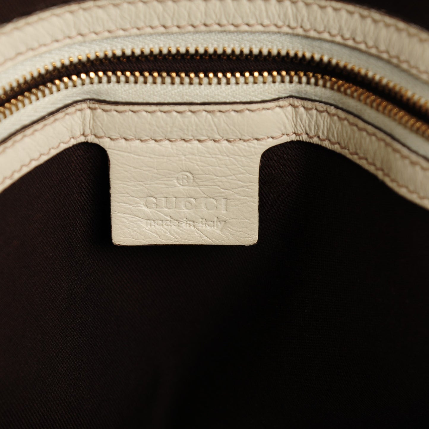 Monogram Medium Horsebit Nail Boston Off White