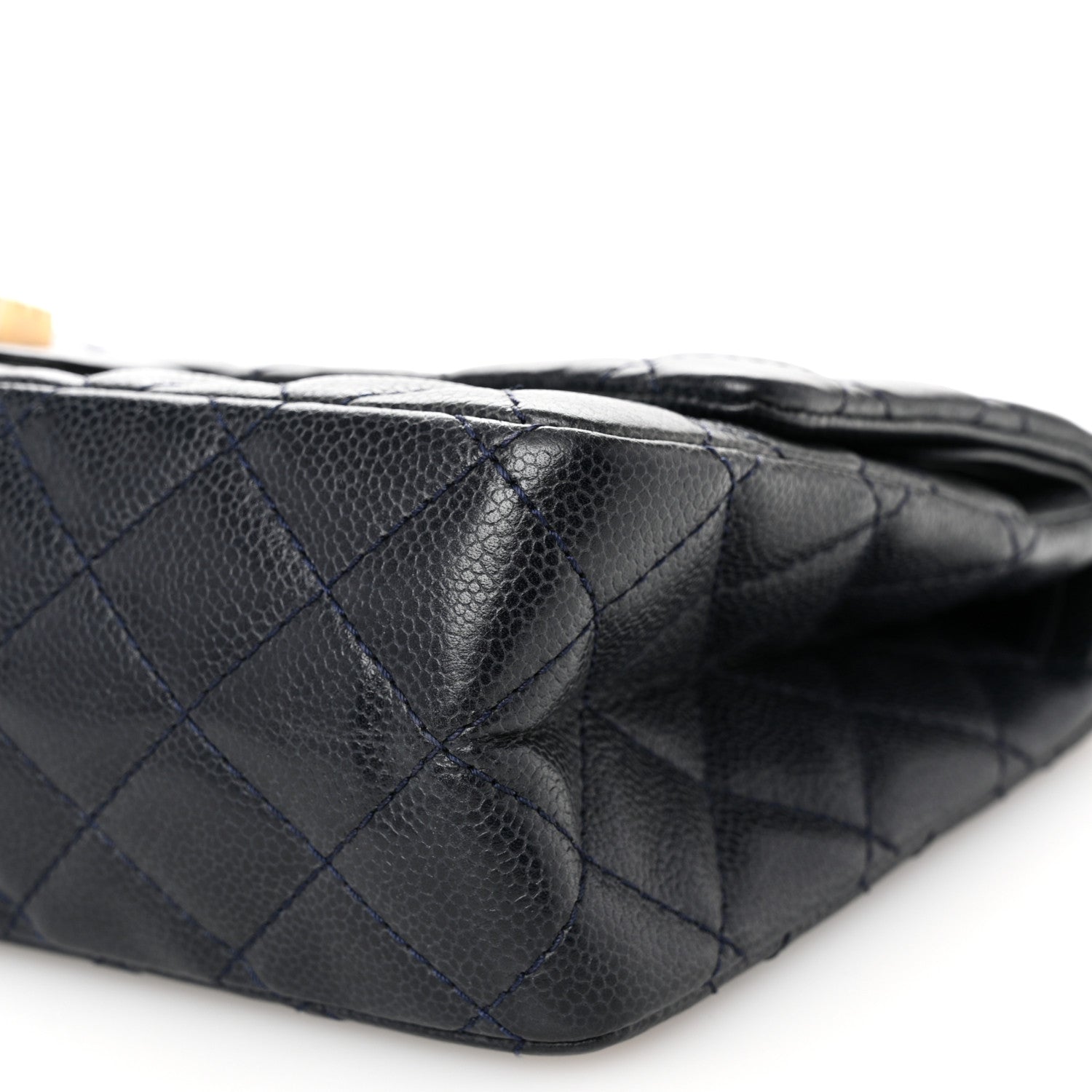 Chanel Caviar Quilted 2.55 Reissue 226 Flap Navy Blue 10 of 12