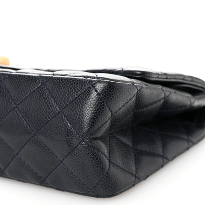 Chanel Caviar Quilted 2.55 Reissue 226 Flap Navy Blue 10 of 12