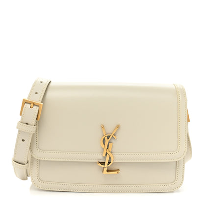 Saint Laurent Box Calfskin Monogram Medium Solferino Satchel Crema Soft 1 of 14