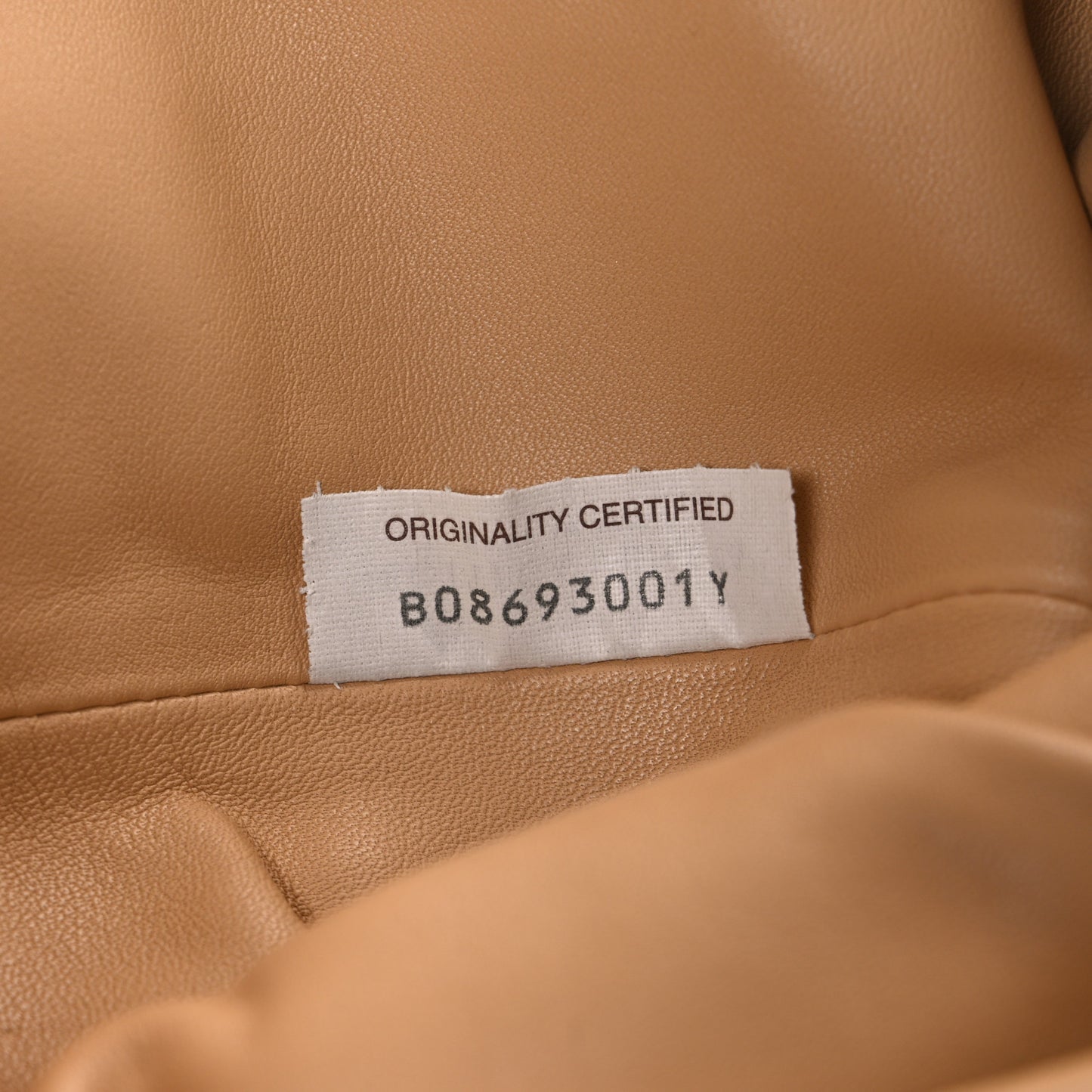 Smooth Butter Calf The Pouch Oversized Clutch Almond