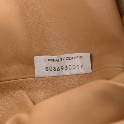 Bottega Veneta Smooth Butter Calf The Pouch Oversized Clutch Almond 8 of 12