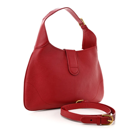 Gucci Goatskin Medium Aphrodite Shoulder Bag Hibiscus Red 4 of 11