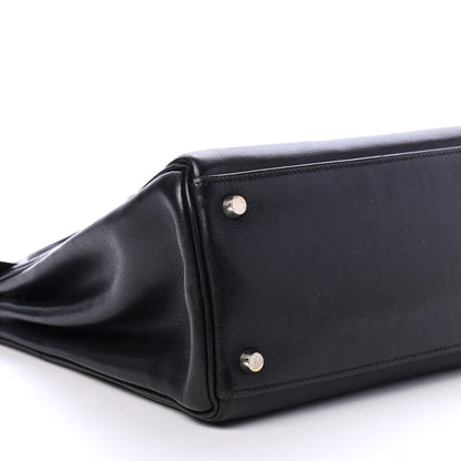 Hermes Chevre Shooting Star Kelly Retourne 32 Black 7 of 11