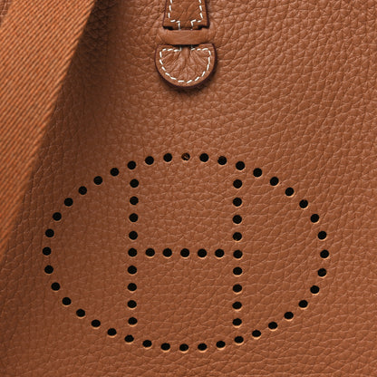 Hermes Taurillon Clemence Evelyne TPM Gold 8 of 11