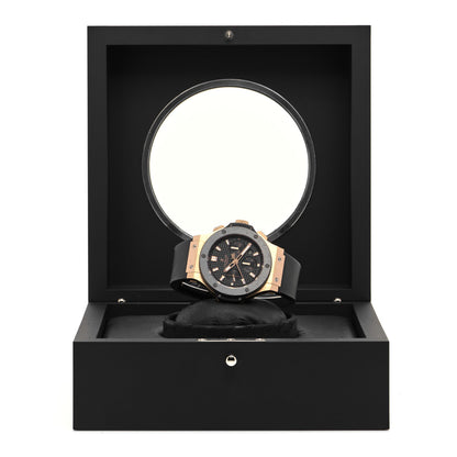 Hublot 18K Rose Gold Titanium Rubber 44mm Big Bang Evolution Automatic Watch Black 301.PM.1780. RX 5 of 5