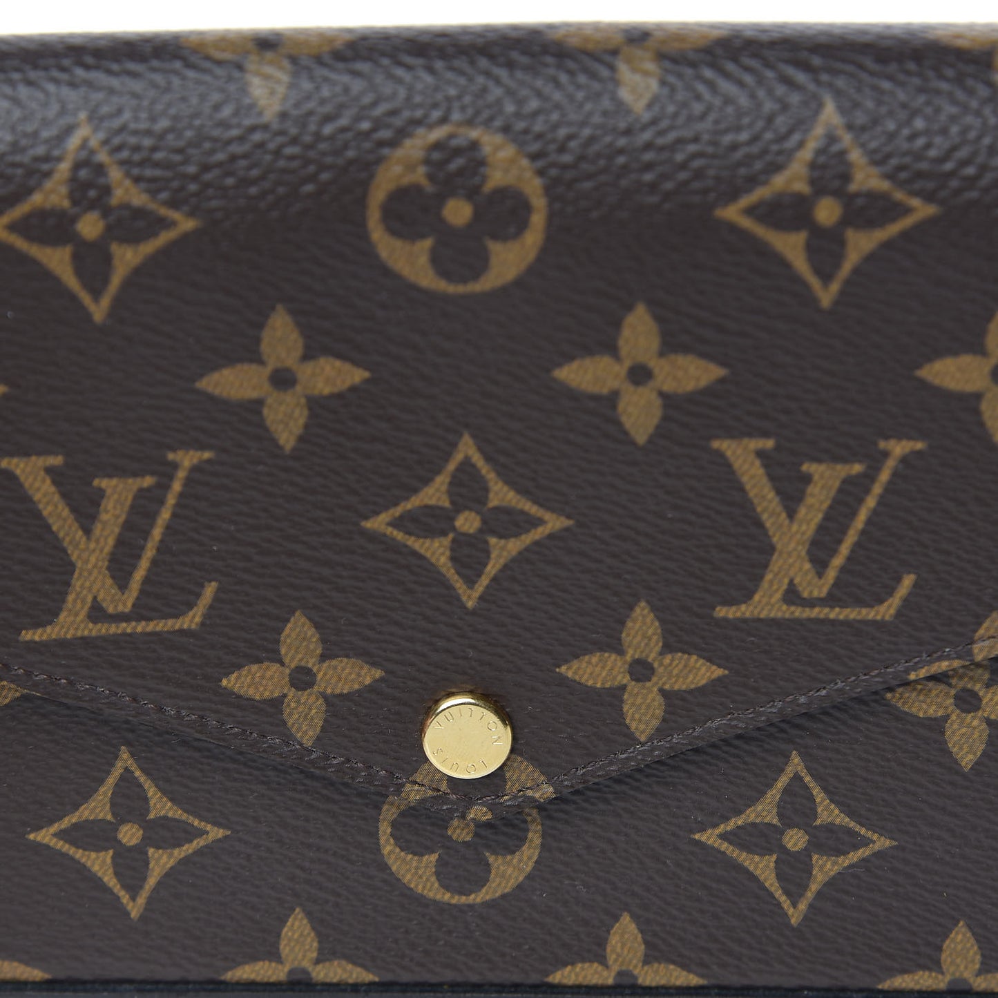 Monogram Pochette Felicie Chain Wallet Fuchsia