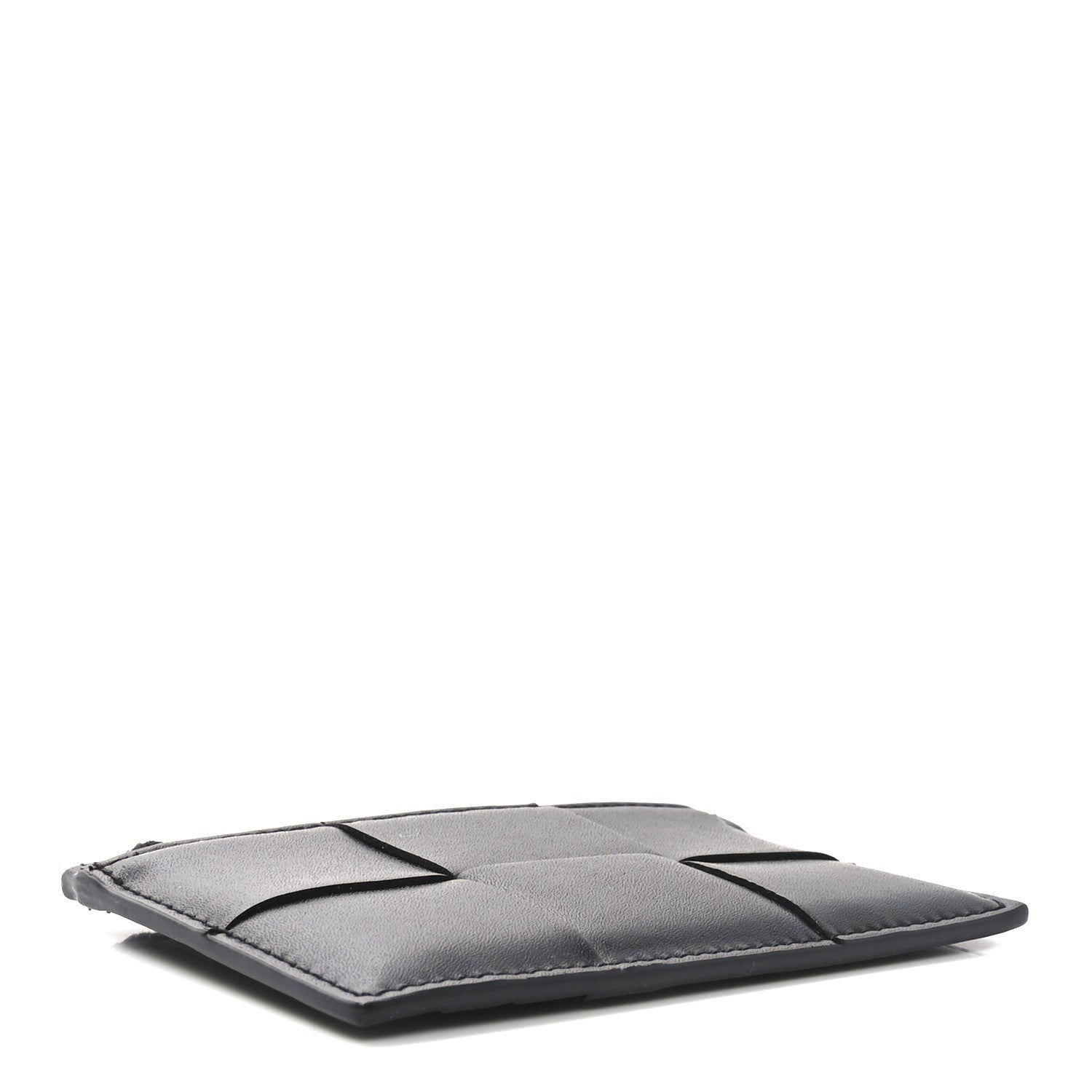 Bottega Veneta Nappa Maxi Intrecciato Zip Card Holder Black 4 of 6