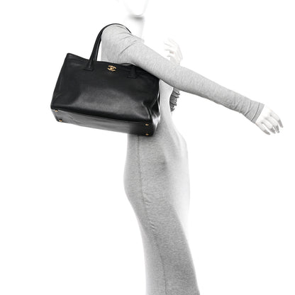 Chanel Caviar Cerf Executive Shopper Tote Black 2 of 12