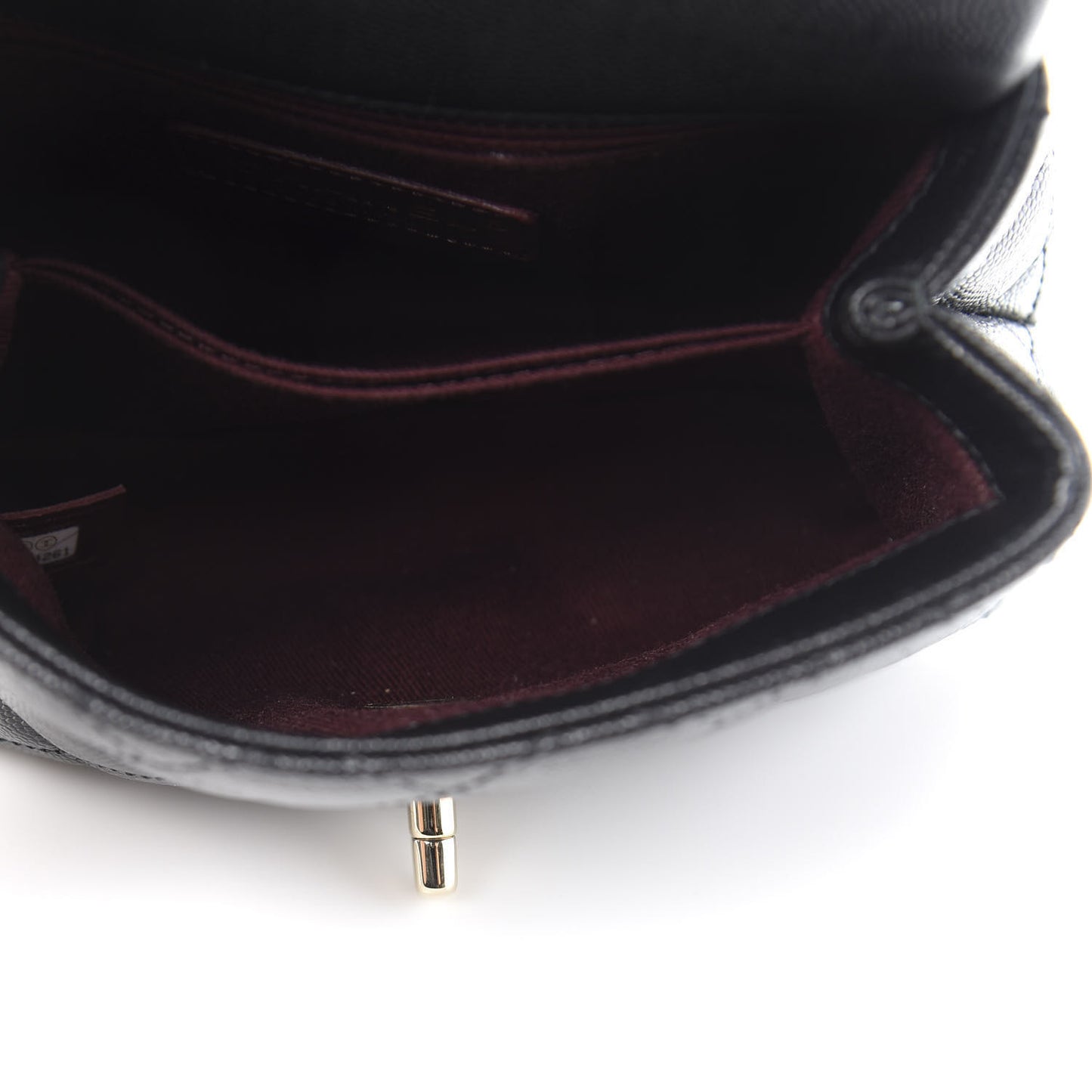 Caviar Quilted Extra Mini Coco Handle Flap Black