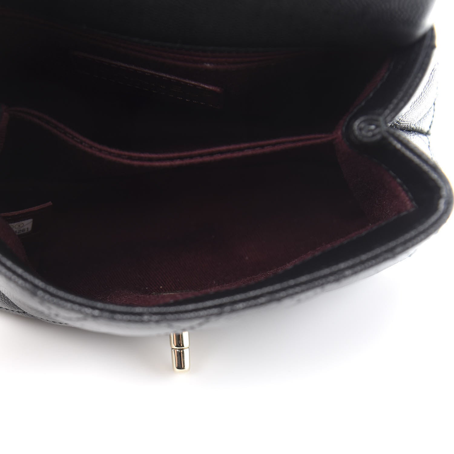 Chanel Caviar Quilted Extra Mini Coco Handle Flap Black 5 of 10