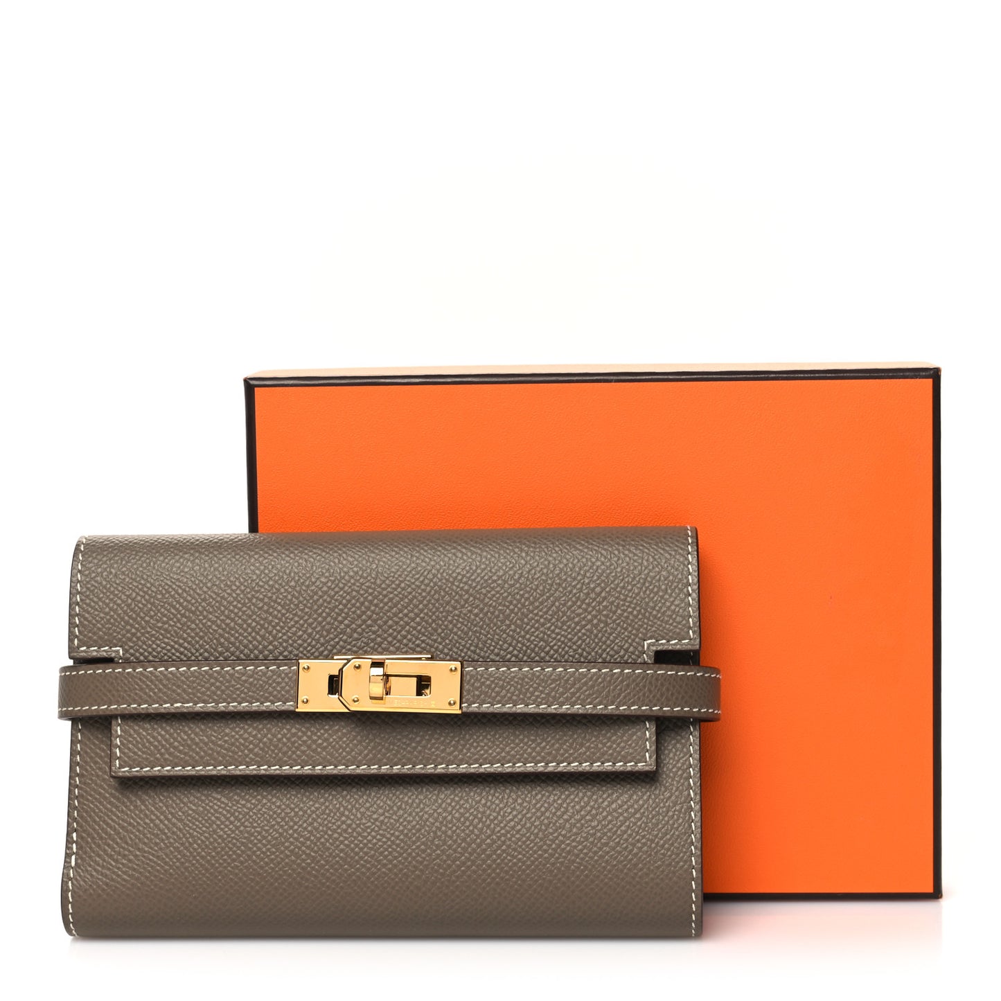 Epsom Medium Kelly Wallet Etoupe