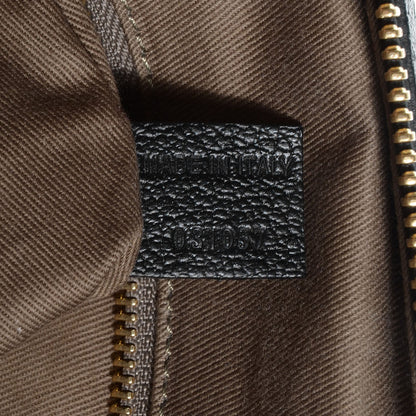 Chloe Grained Buffalo Small Aby Framed Satchel Black 7 of 8