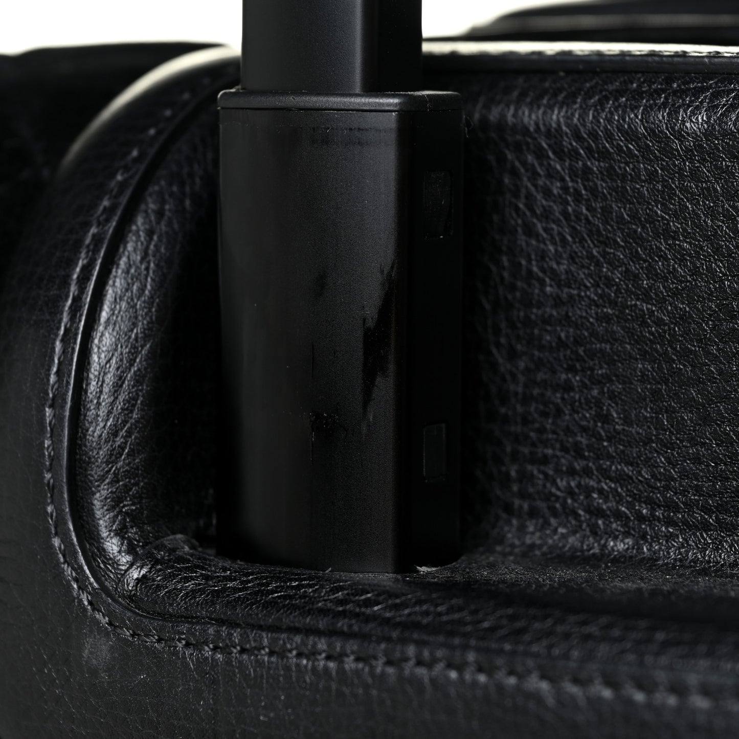Suede Quilted Coco Case Trolley Black