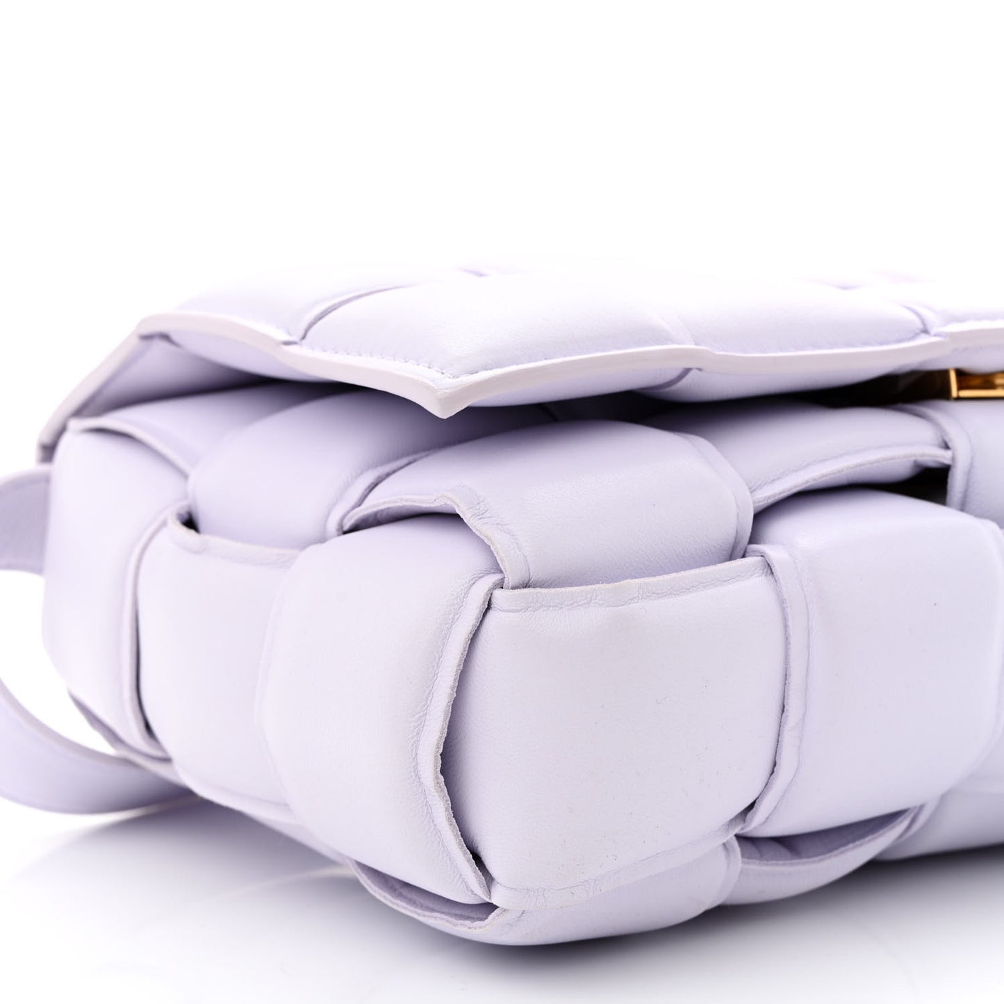 Nappa Maxi Intreccio Padded Cassette Crossbody Bag Mirth Washed