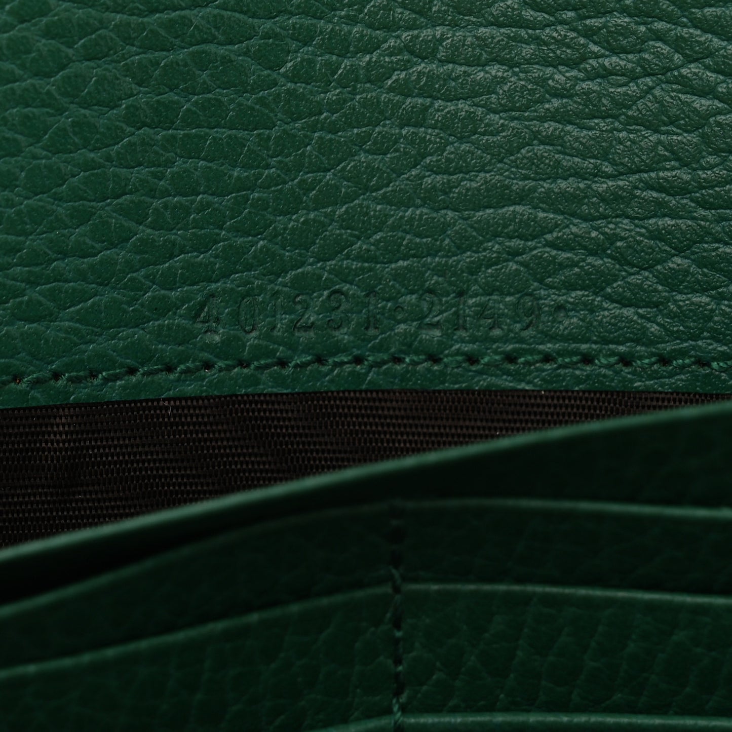 Calfskin Mini Dionysus Chain Wallet Emerald