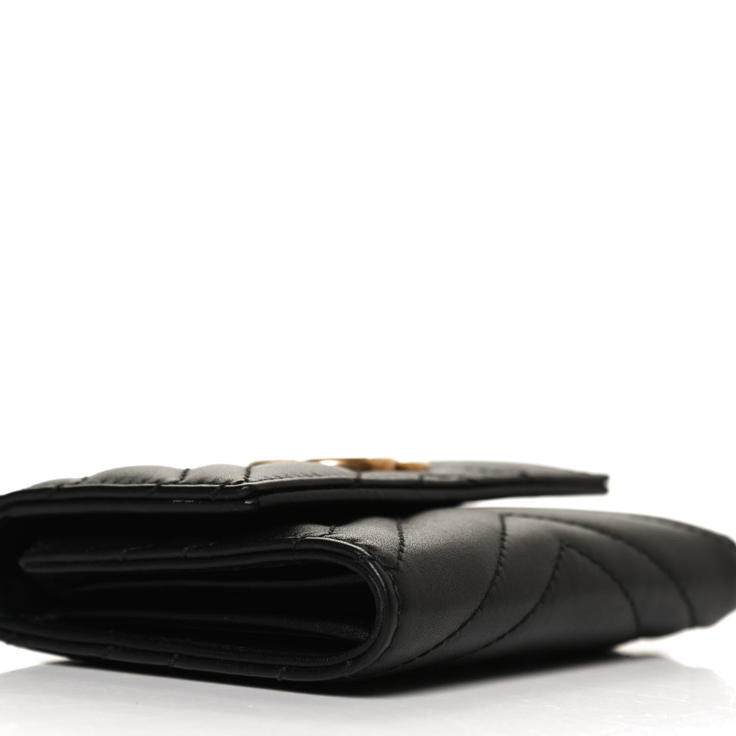 Gucci Calfskin Matelasse GG Marmont Wallet Black 8 of 10