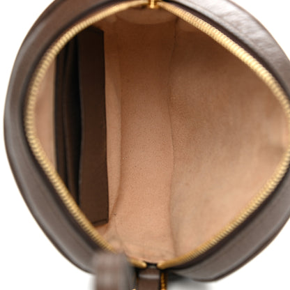 Gucci GG Supreme Monogram Web Ophidia Circle Wristlet Beige New Acero 5 of 7