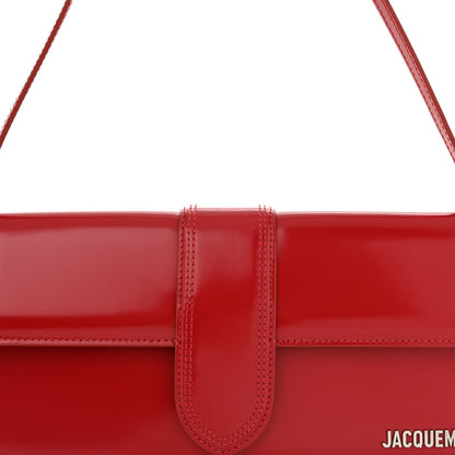 Jacquemus Glazed Calfskin Le Bambino Long Red 7 of 11