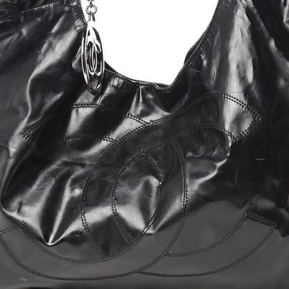 Chanel Vinyl XL Coco Cabas Black 30 of 32