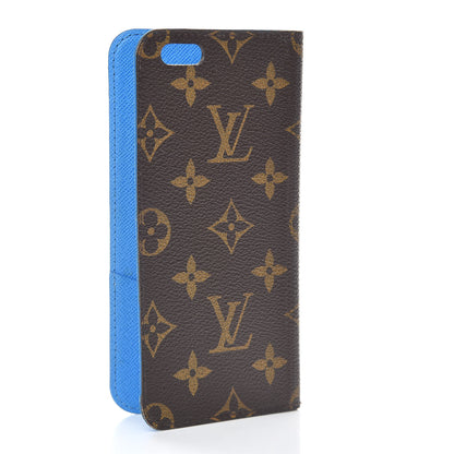 Louis Vuitton Monogram iPhone 6 Plus Folio Case Blue 3 of 7
