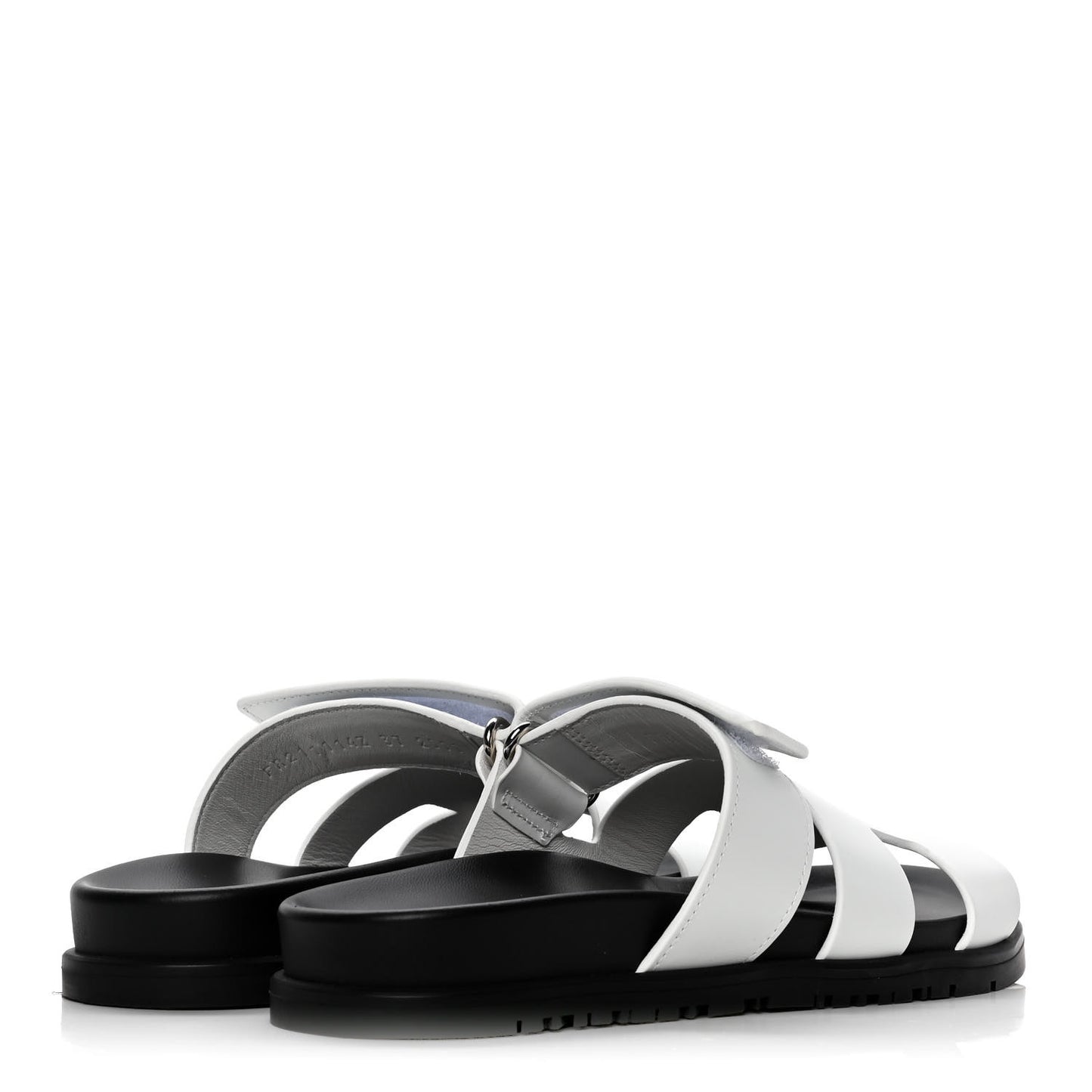 Calfskin Womens Chypre Sandals 37 White