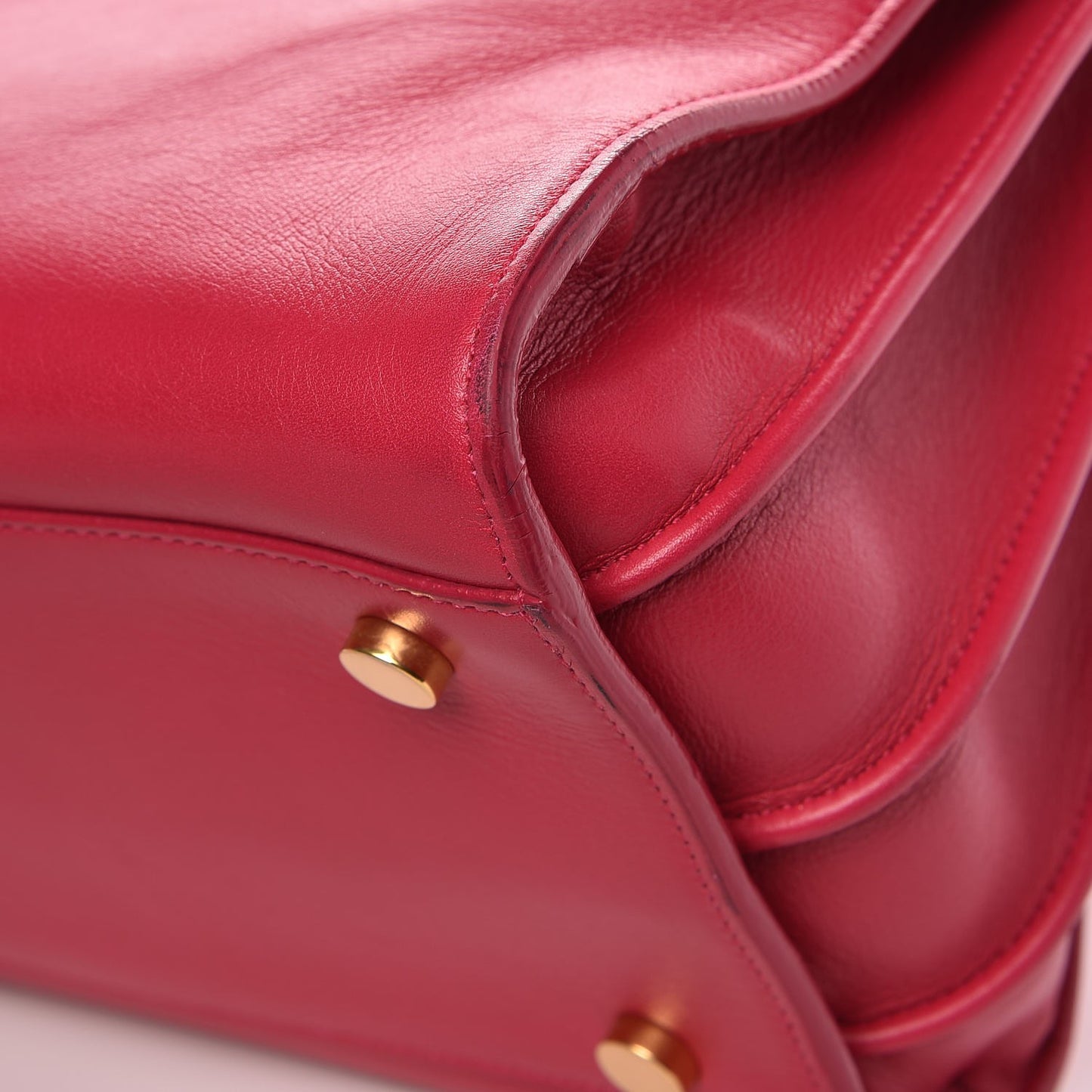 Calfskin Small Sac De Jour Lipstick Fuchsia