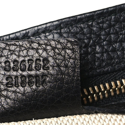 Gucci Pebbled Calfskin Medium Soho Flap Crossbody Black 8 of 10