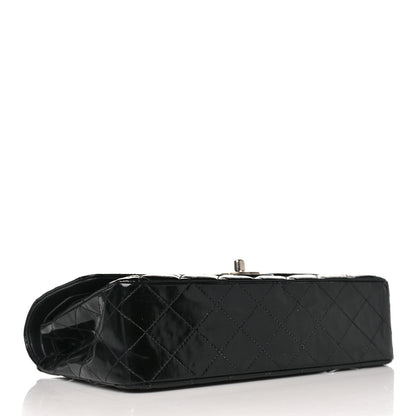 Chanel Patent Quilted Medium Double Flap Black 4 of 10