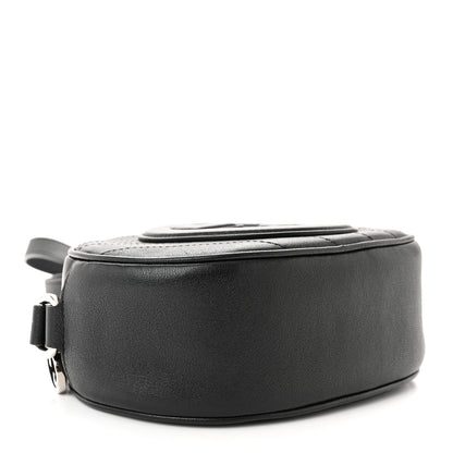 Gucci Sakai Be Green Calfskin Diagonal Stitched Mini Blondie Shoulder Bag Black 4 of 10