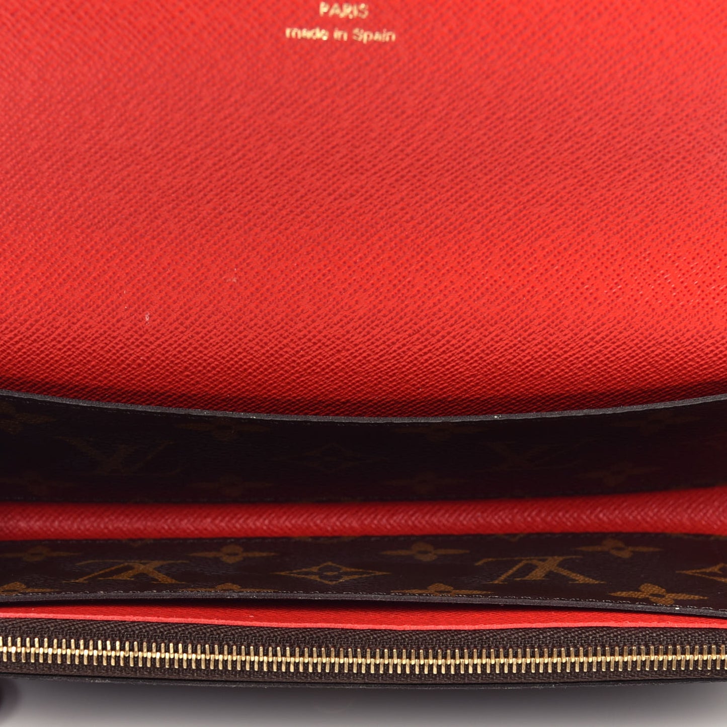 Monogram Bloom Flower Emilie Wallet Rouge