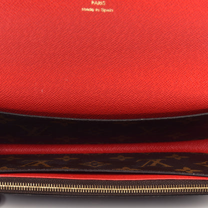 Louis Vuitton Monogram Bloom Flower Emilie Wallet Rouge 5 of 8