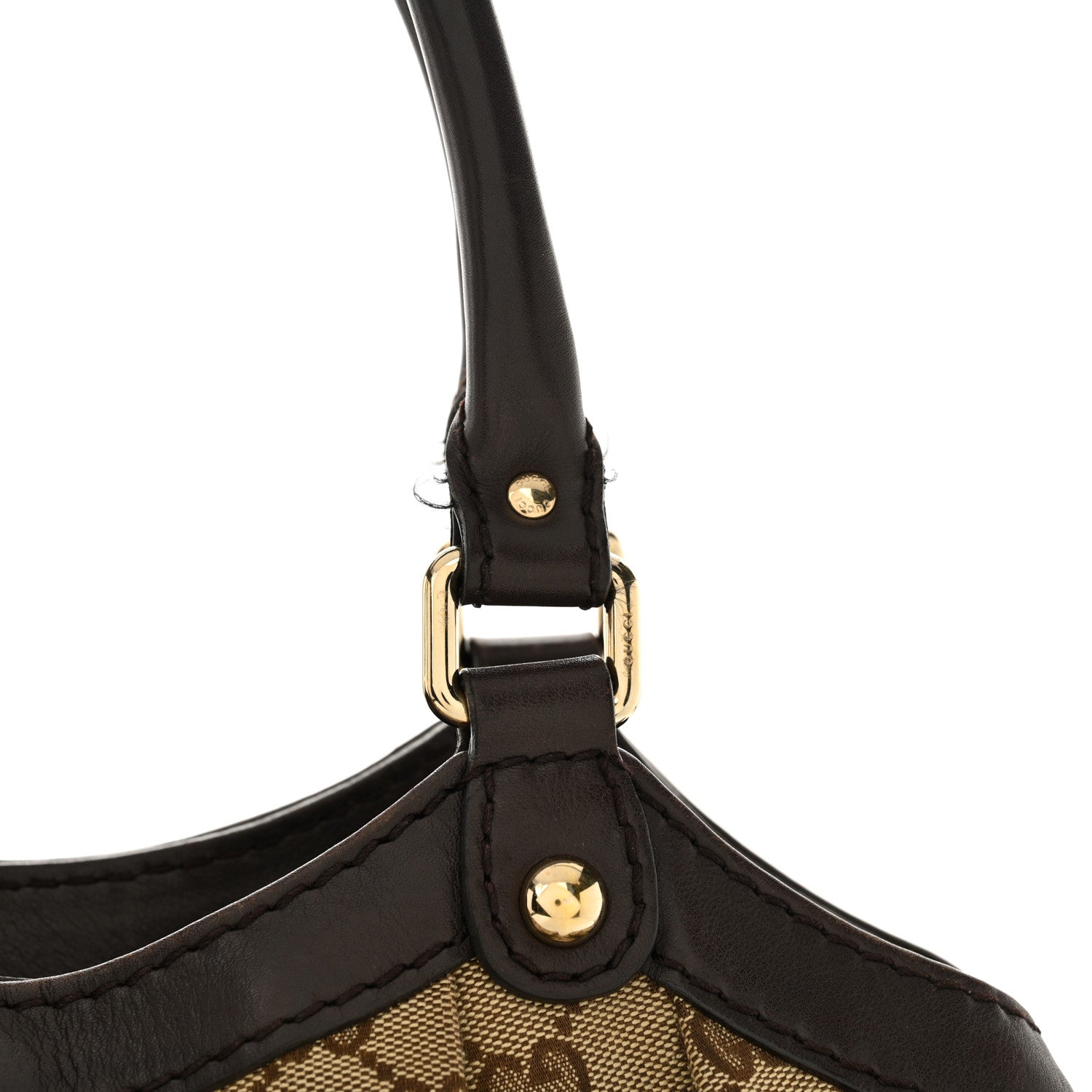 Gucci Monogram Medium Sukey Tote Beige Ebony Dark Brown 11 of 20