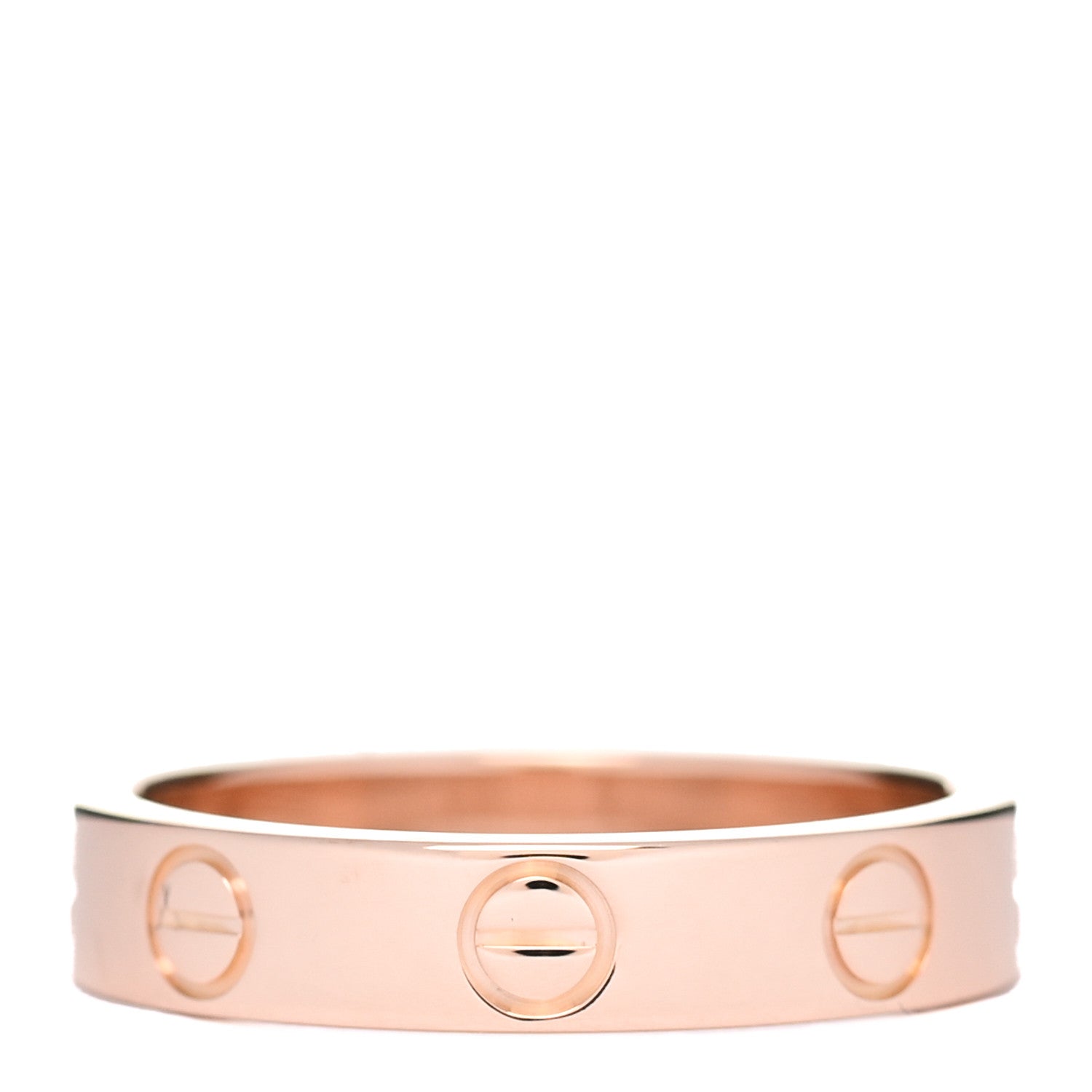 Cartier 18K Pink Gold 3.5mm LOVE Wedding Band Ring 48 4.5 1 of 5