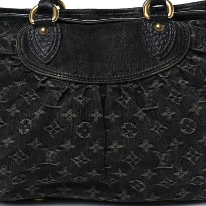 Louis Vuitton Denim Neo Cabby MM Black 6 of 9