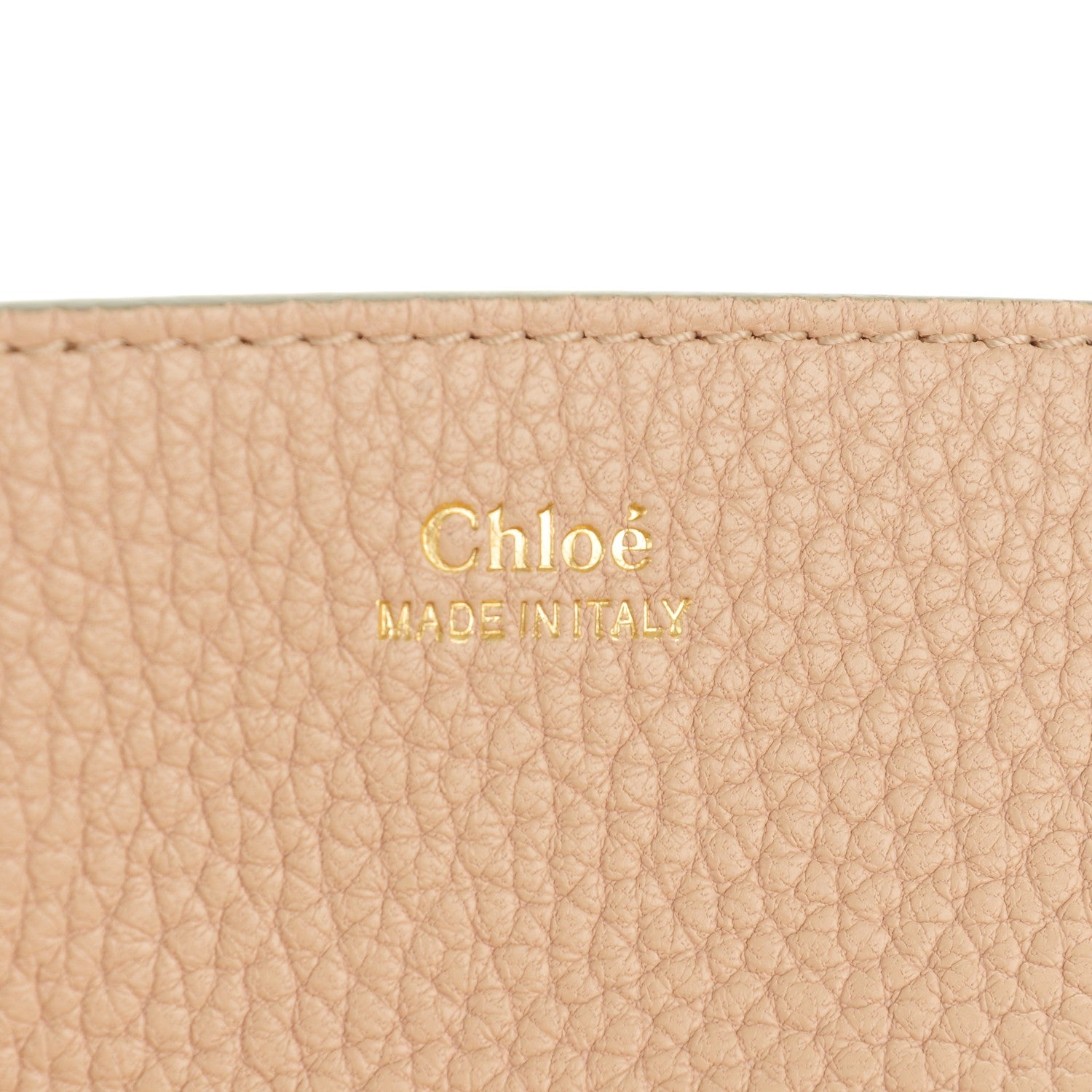 Chloe Grained Lambskin Drew Shoulder Bag Cement Pink 6 of 6