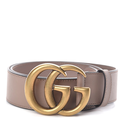 Gucci Calfskin Double G 40mm Belt 75 30 Porcelain Rose 1 of 6