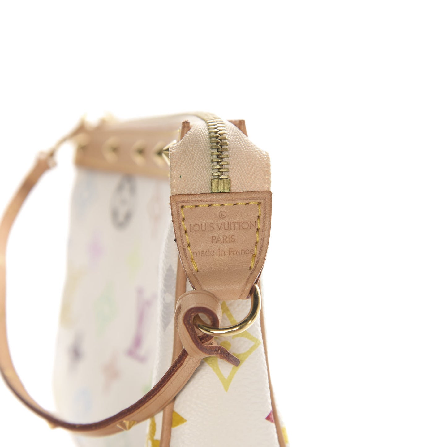 Monogram Multicolor Pochette Accessories White