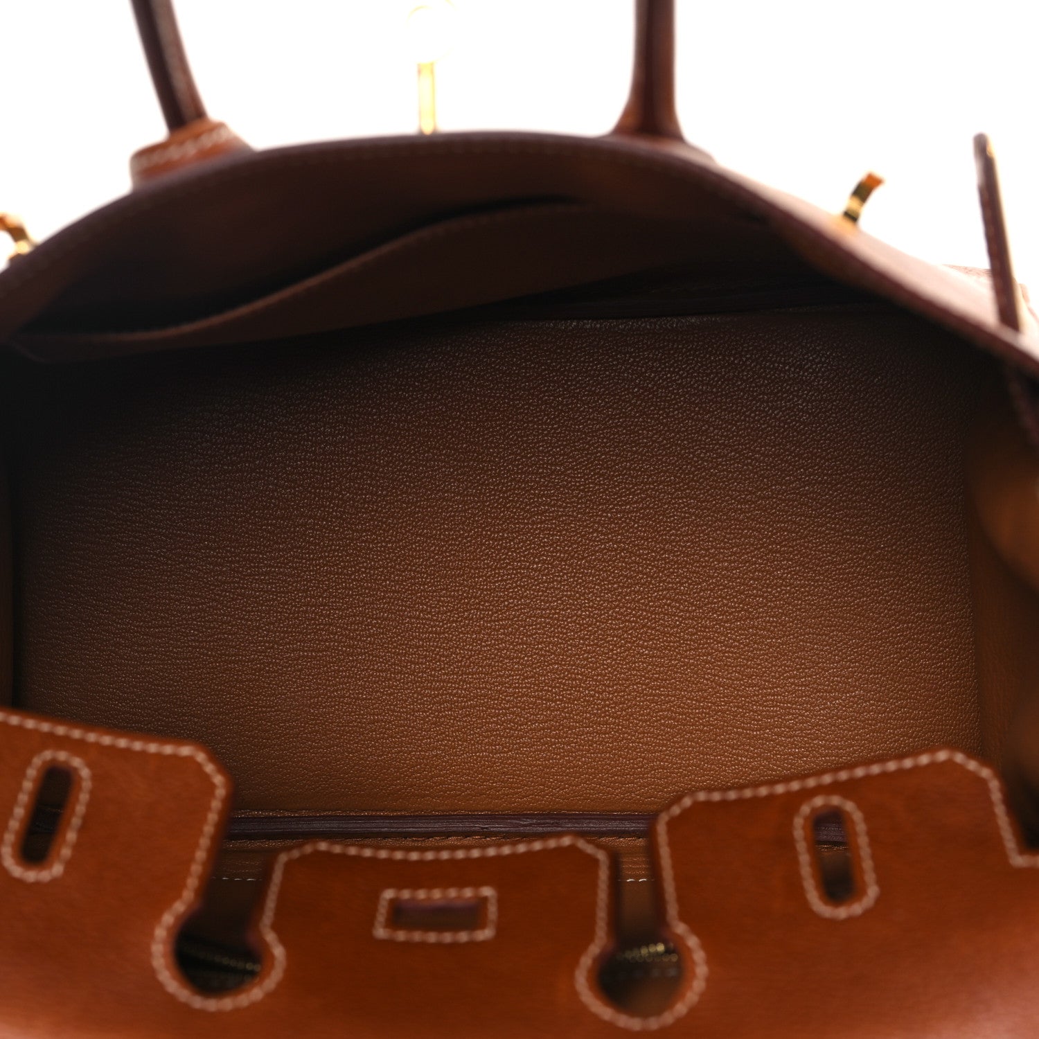 Hermes Natural Barenia Faubourg Birkin 25 Fauve 5 of 12