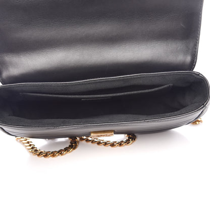 Louis Vuitton Calfskin New Wave Chain MM Black 6 of 8