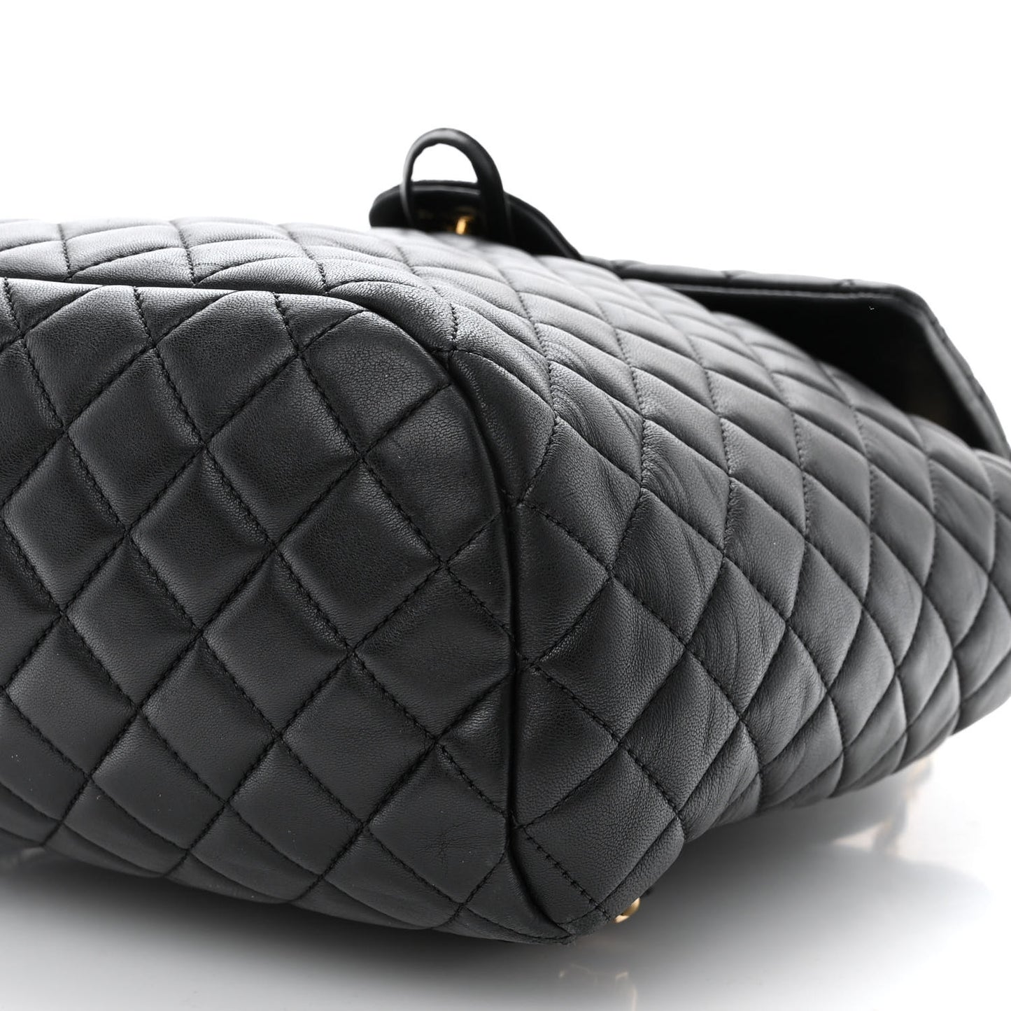 Lambskin Quilted Large Urban Spirit Backpack Black