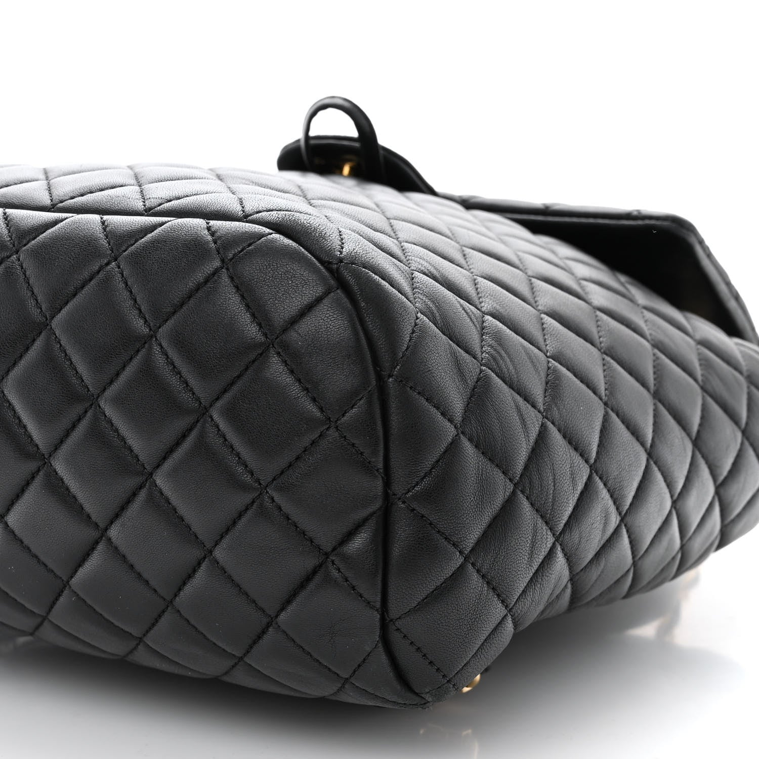 Chanel Lambskin Quilted Large Urban Spirit Backpack Black 10 of 12