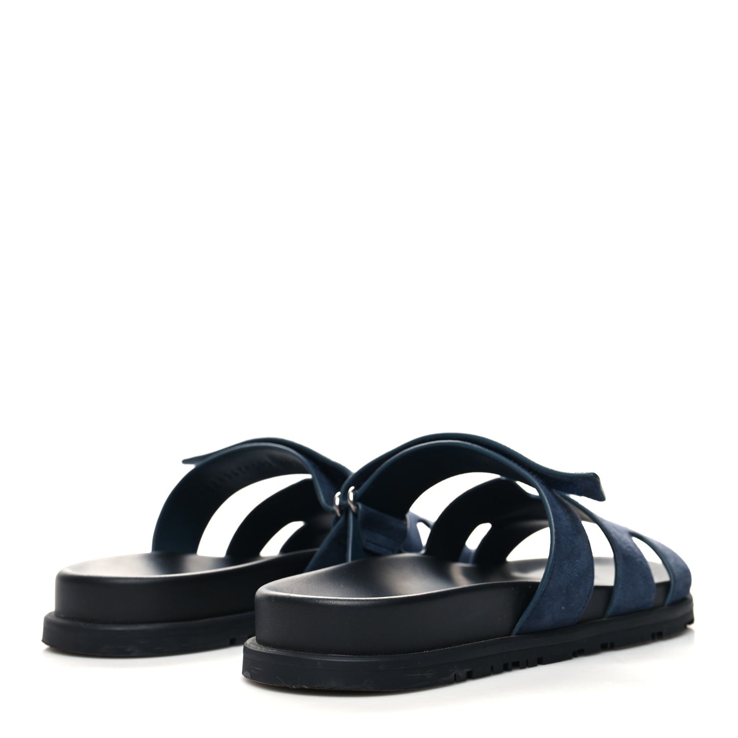 Suede Goatskin Womens Chypre Sandals 40 Bleu Celeste