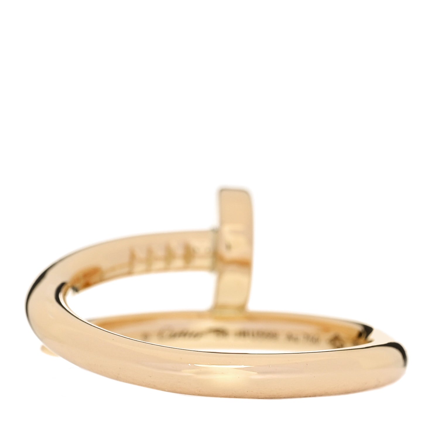 18K Yellow Gold Juste Un Clou Ring 54 6.75