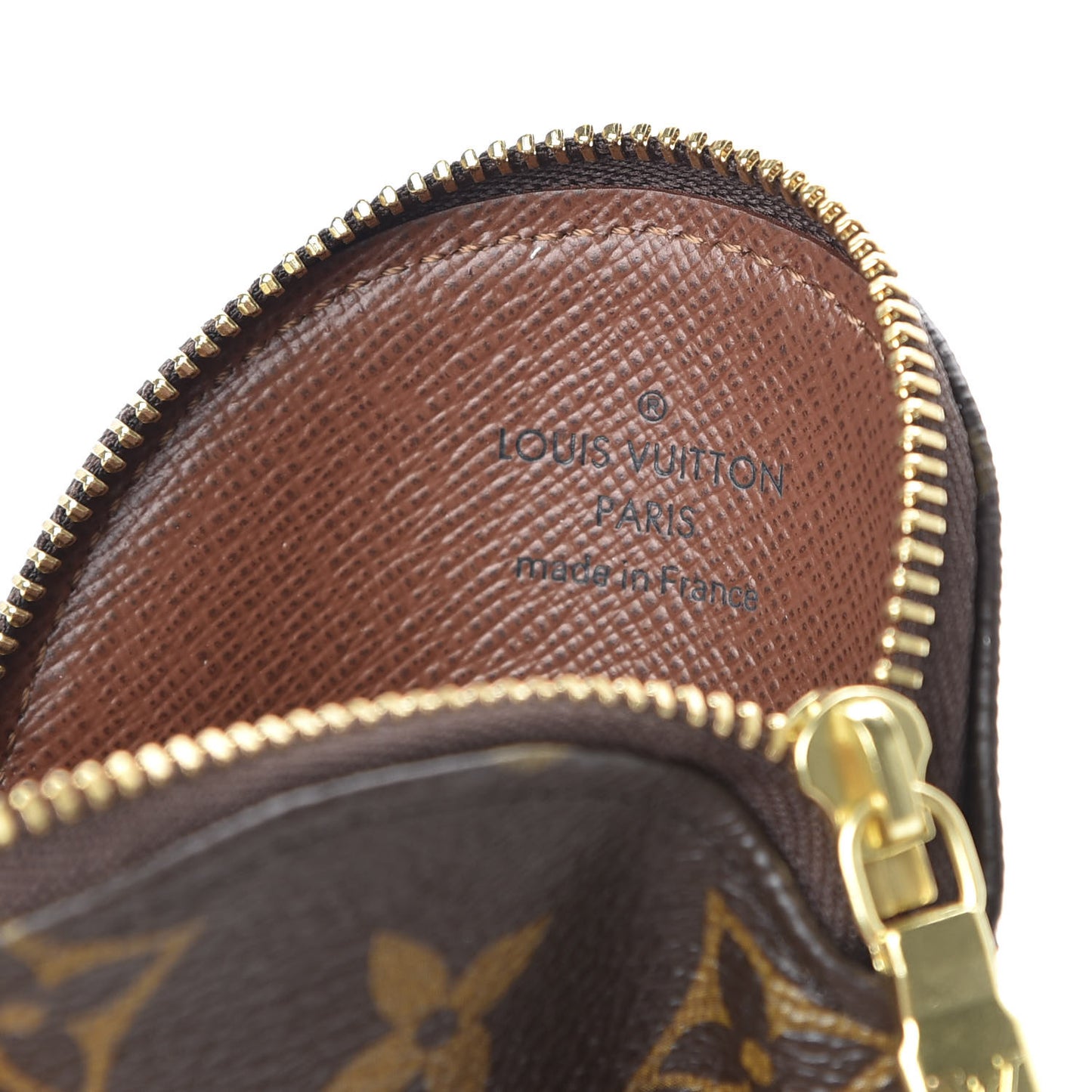 Monogram Round Coin Purse